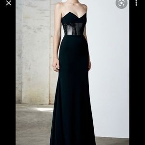 NWOT Alex perry sequin trim dress